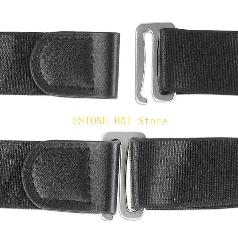 49MF Shirt Stays Keeper Belt for Man Shirt Wrinkle Resistant Shirt Stays Belt