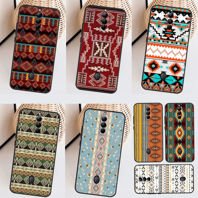 Tribal Ethnic Pattern Case For Nubia Red Magic 8S Pro 7S 6S 5S 6R 5G Cover For RedMagic 8 Pro Plus 6 7 Pro Coque