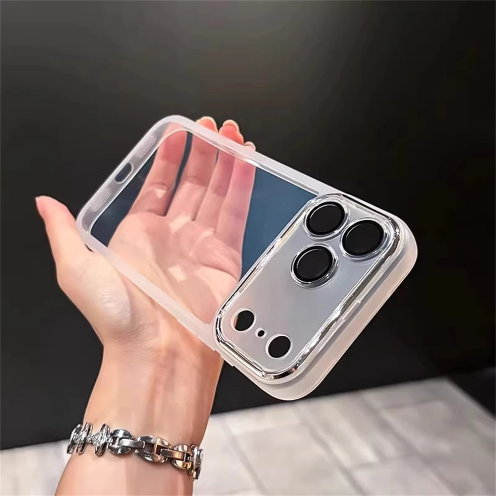 Kameraschutz Transparente Weiche Hülle für iPhone 18 17 Pro Max Air 16 15 14 Plus 13 12 Mini 11 Klare Stoßfeste Silikonhülle – Detail 5
