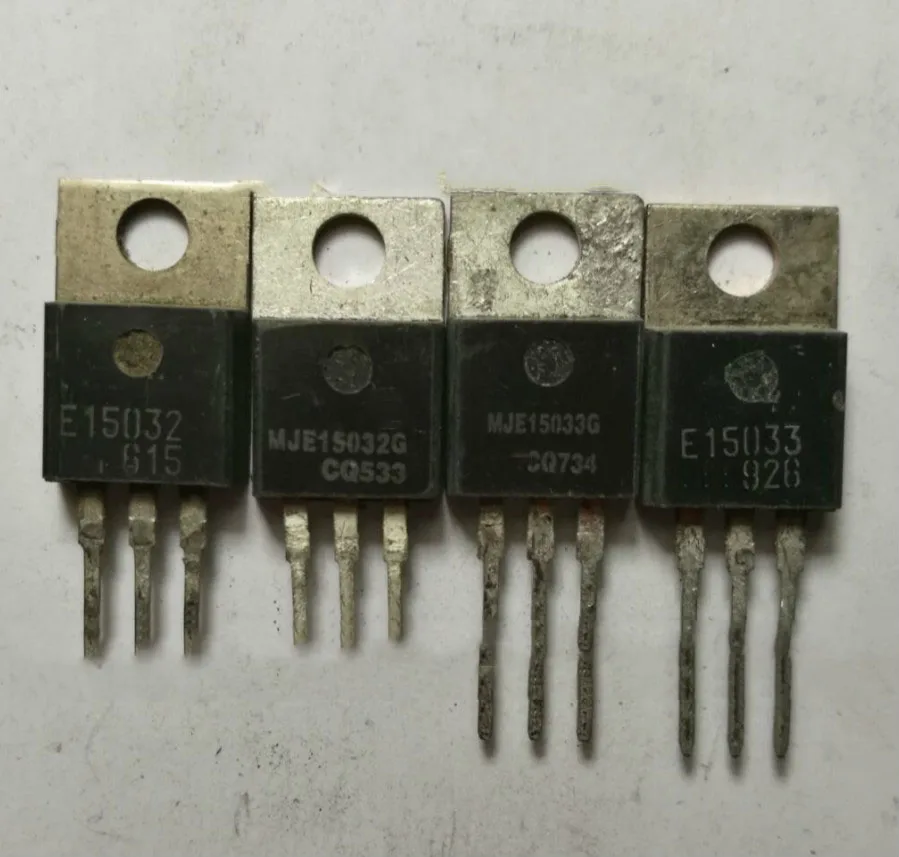 Used original 10pcs=5pair MJE15032G MJE15033G TO-220 In Stock