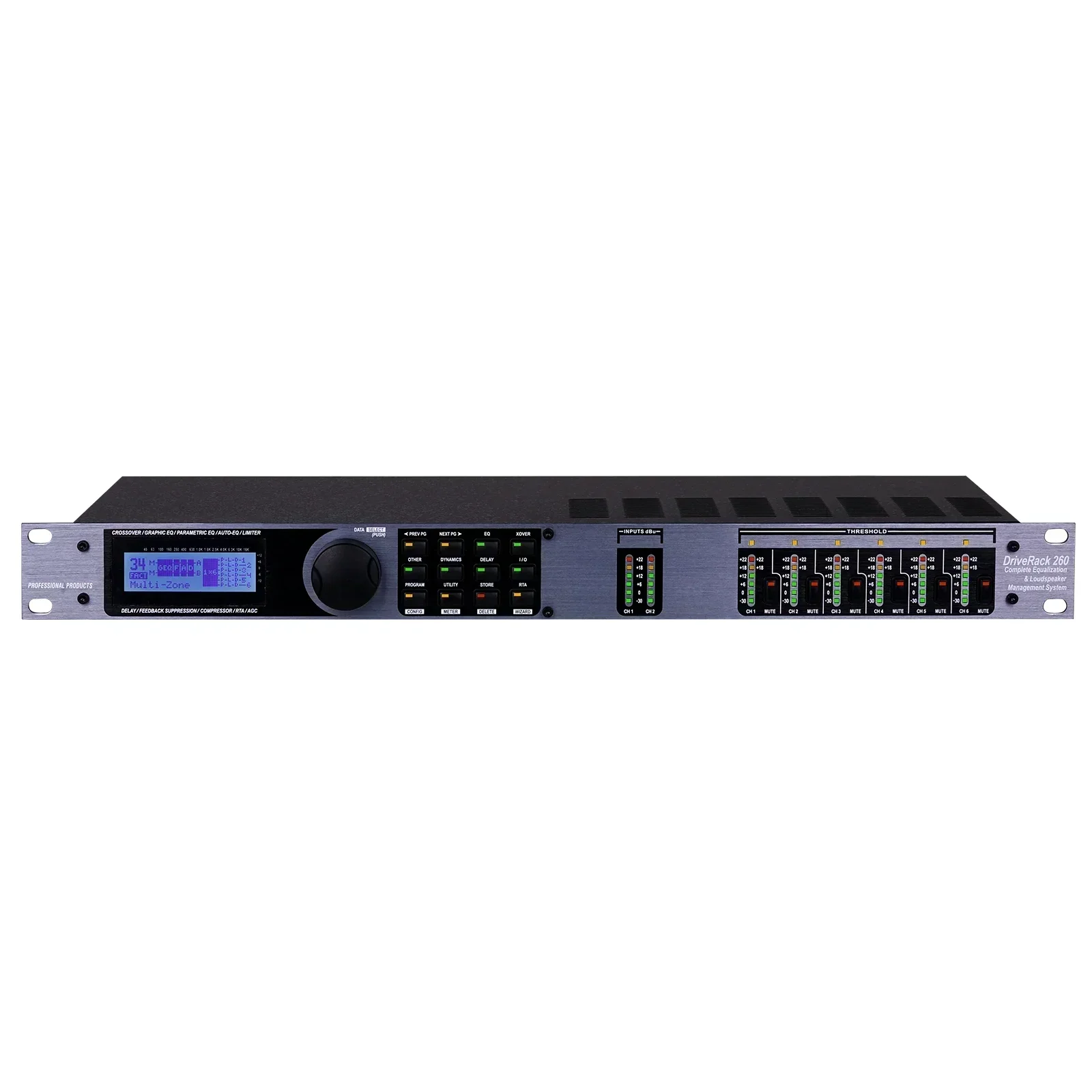 متوفر بالجملة نوعية جيدة Dbx DriveRack 260 2X6 معالج صوت الإشارة لنظام إدارة مكبر الصوت 2X6 #1