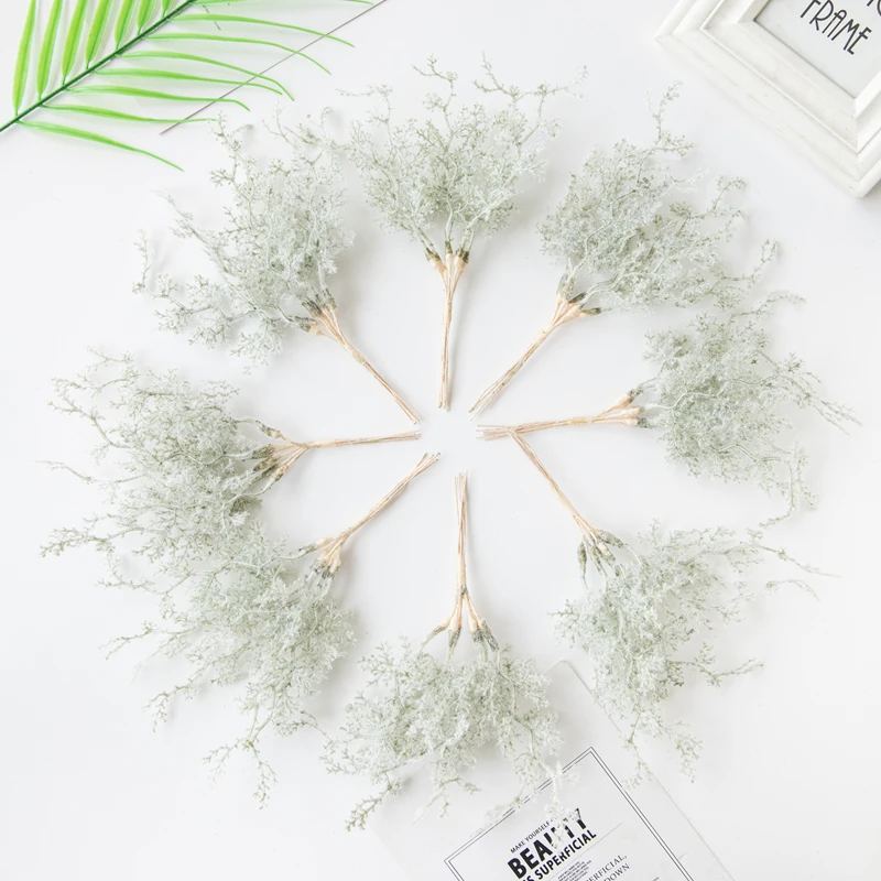 1/3Pcs Künstliche Pflanzen Goldene Silbrig Zweig Weihnachtsbaum Kränze Haar Zubehör Hause Zimmer Wand Hängen Hochzeit Dekoration – Detail 10