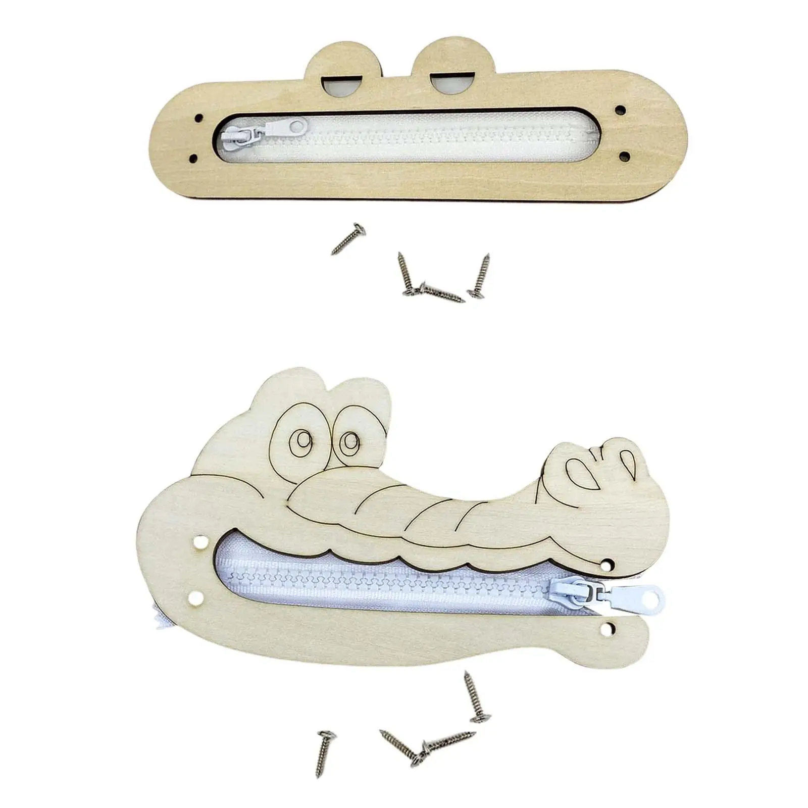 Tablica Manipulacyjna DIY Materiały Edukacyjne Gra na Zamek Rozwój Motoryki Małej Drewniana Zabawka Rękodzielnicza dla Niemowląt Chłopców i Dziewczynek Dzieci