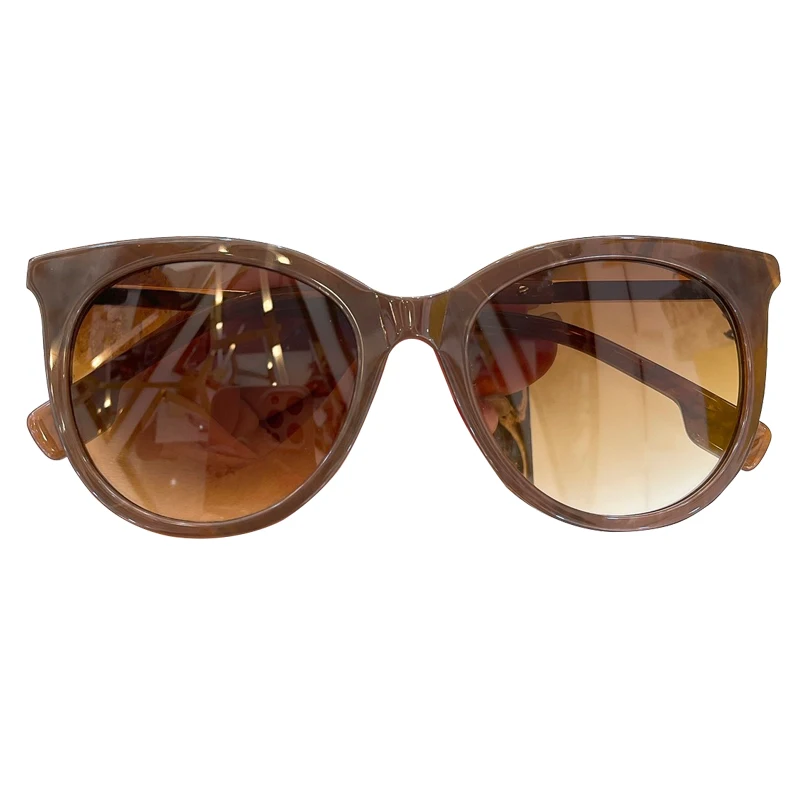 

New Vintage Classic Round Sunglasses Woman Fashion Cat Eye Sun Glasses Female Brand Designer Classic Gradient Oculos De Sol