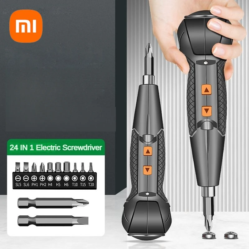 

New Xiaomi 3.6V 3Nm Multifunctional Electric Screwdriver Set Kit Rechargeable Mini Screw Driver Bits Kit Home Repair Power Tools