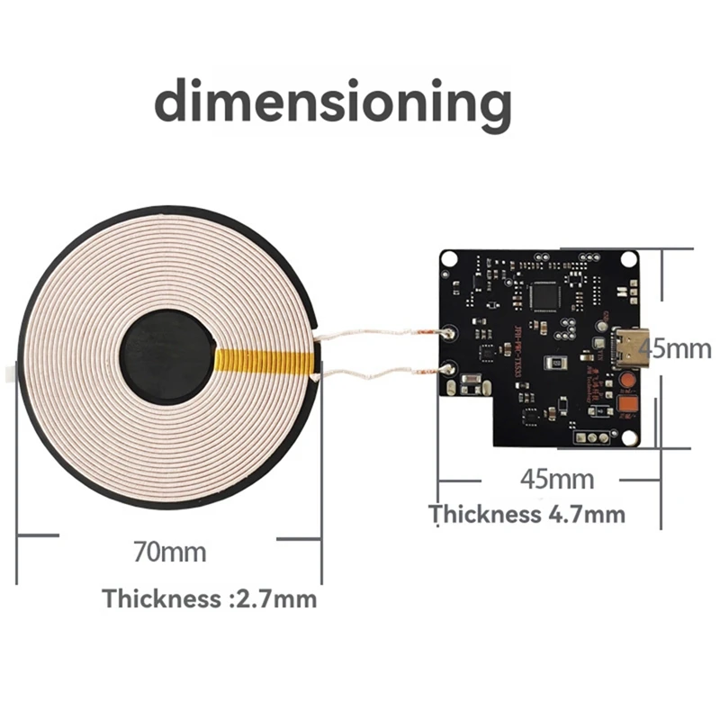 Mobile Phone Charger Module Withair Long Distance Wireless Charging Module Rock Slab Wood Stone Penetration