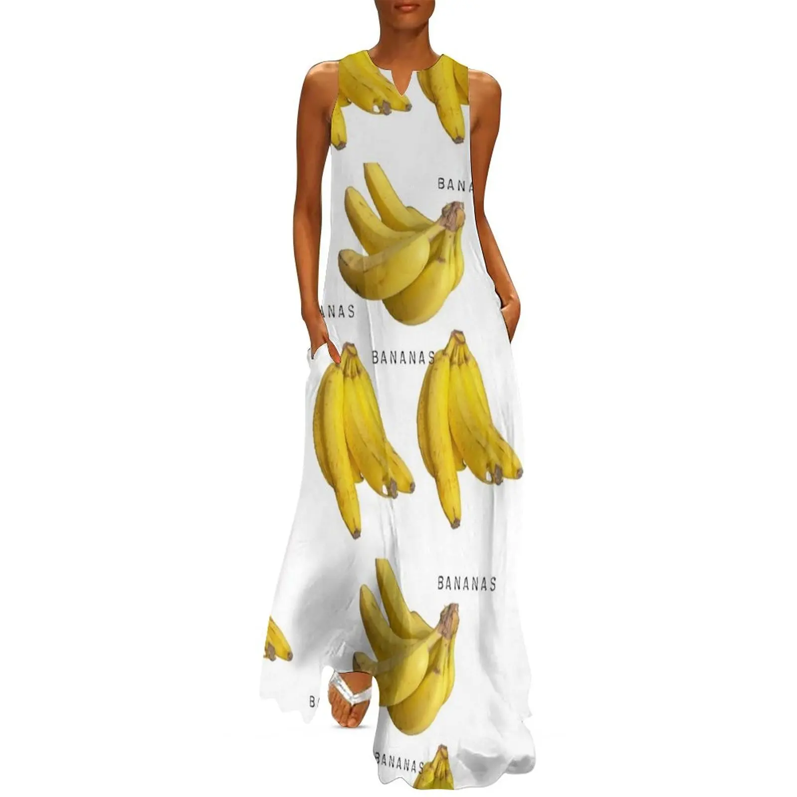 Bananas for bananas Long Dress chic and elegant woman dress dresses korean style Dress