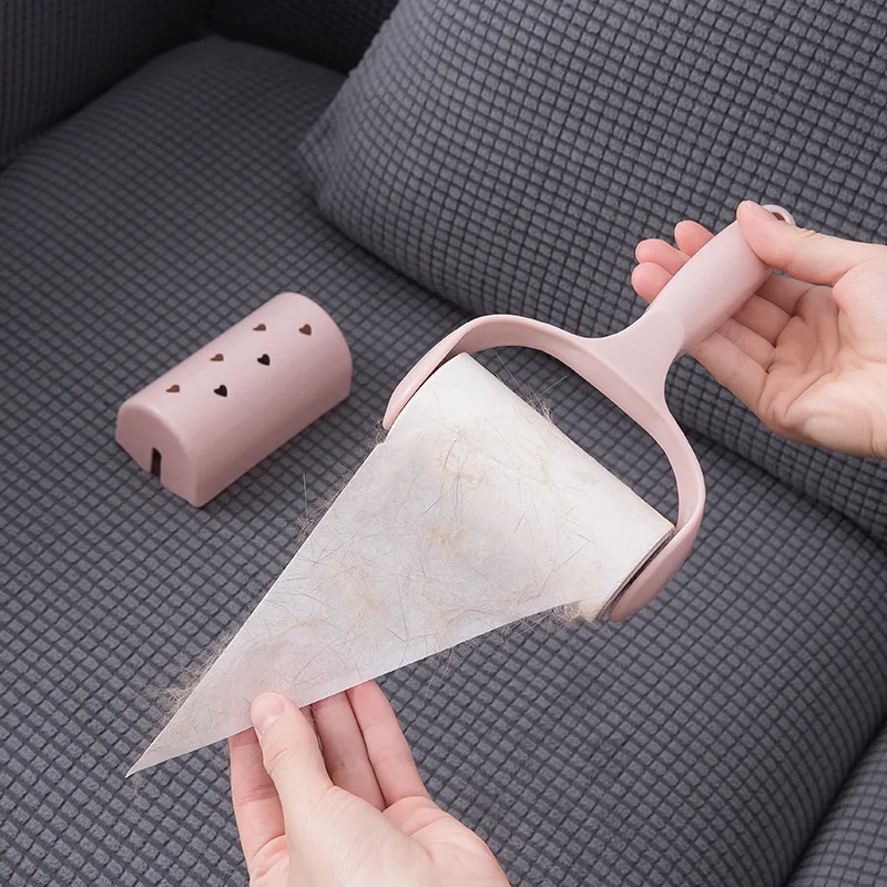 Sticky Roller Dust Wiper Remover Pet Cat Dog Clothes Tousle Remover Tearable Wash Lint Roller Bed Hair Cleaning Sticking Brush