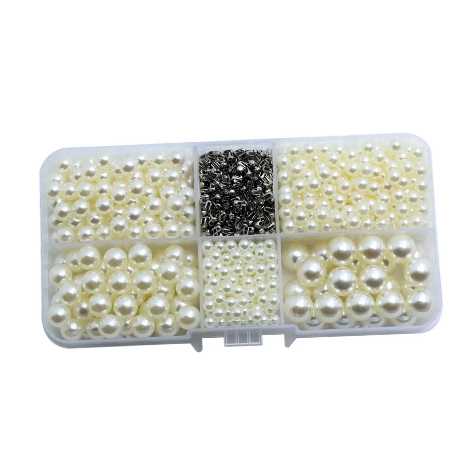 

600Pcs Crafting Beads Multipurpose Handmade Imitation Beading Supplies for Key