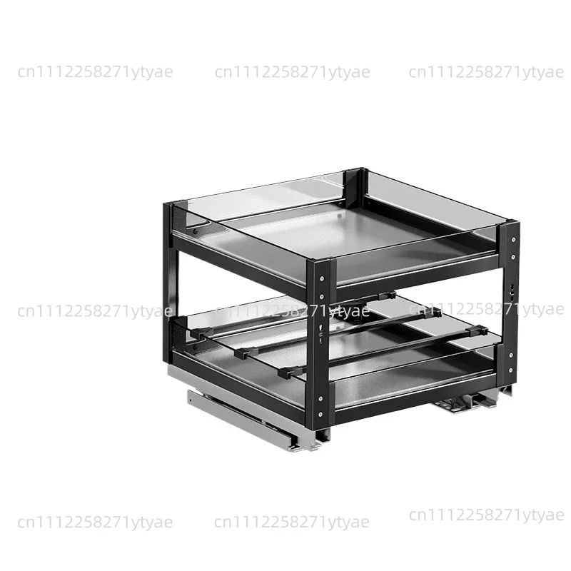 Seasoning Pull-out Basket Storage Racks Kitchen Narrow Cabinet Drawer-style Small Size Cabinets Pull-out Rack Storage Organizer