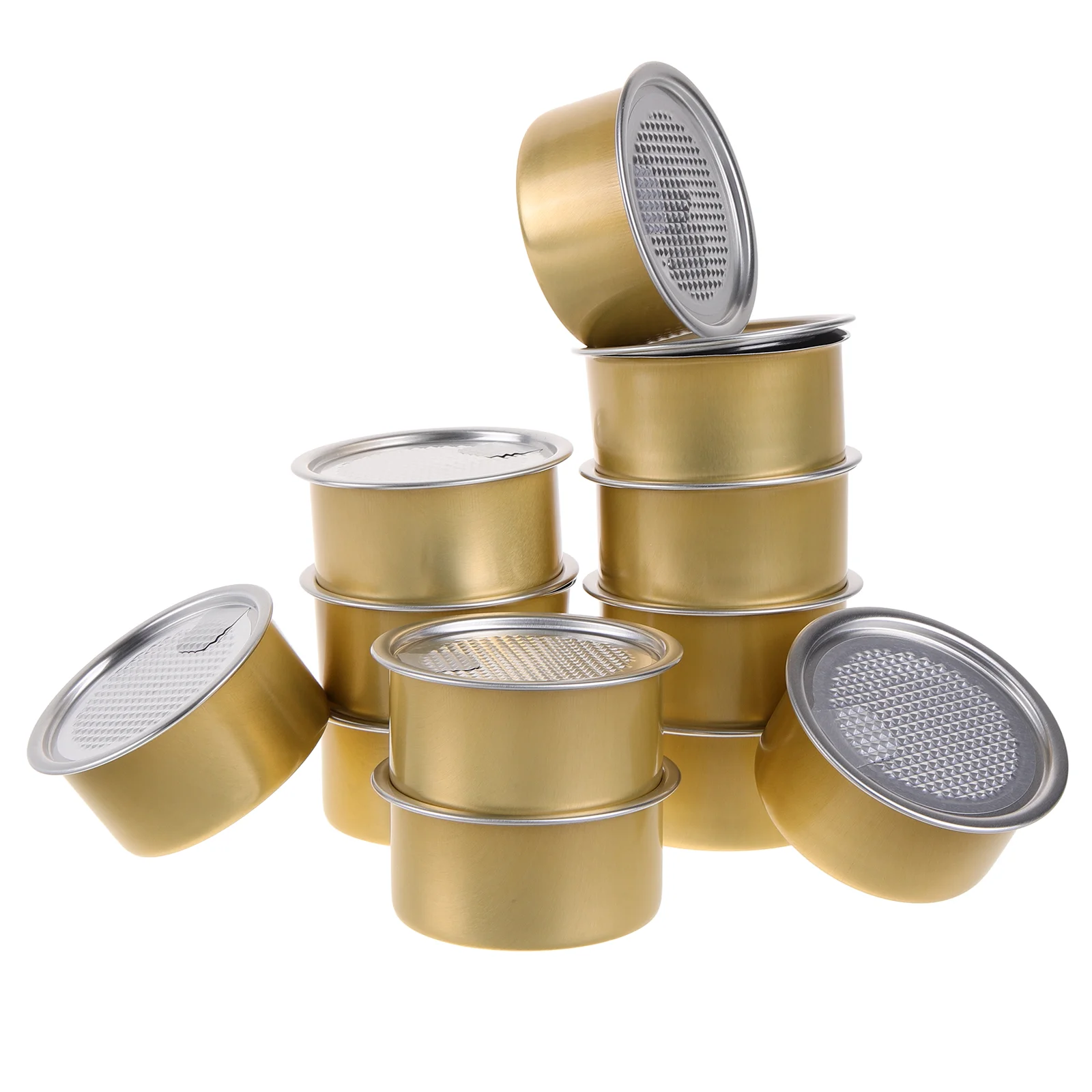 12 Pcs Can Box Empty Food Cans Tins For Cookies Pet With Lids Dessert Gift Giving Containers