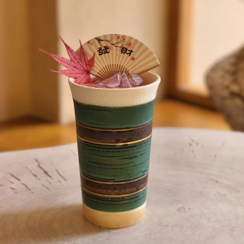 Hawaii Ceramic Tiki Mug Creative Cocktail Cup Creative Ceramic Funny Mug Easter Island Tiki Mugs Halloween Gift for Bar Tools