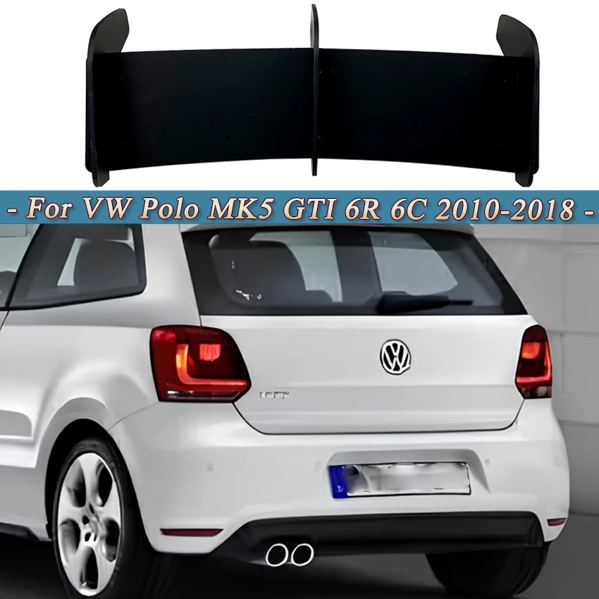 

Car Rear Bumper Diffuser Tail Splitter Spoilers Protector Guard Lip For VW Polo MK5 GTI 6R 6C Two/Four Door Facelift 2010-2018