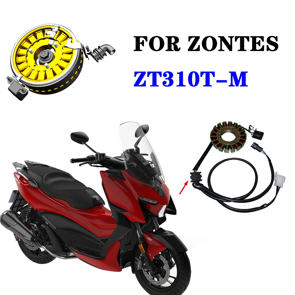 

For ZONTES ZT310T-M Scooter Magneto Coil Stator Coil Clutch Flywheel Assembly Parts