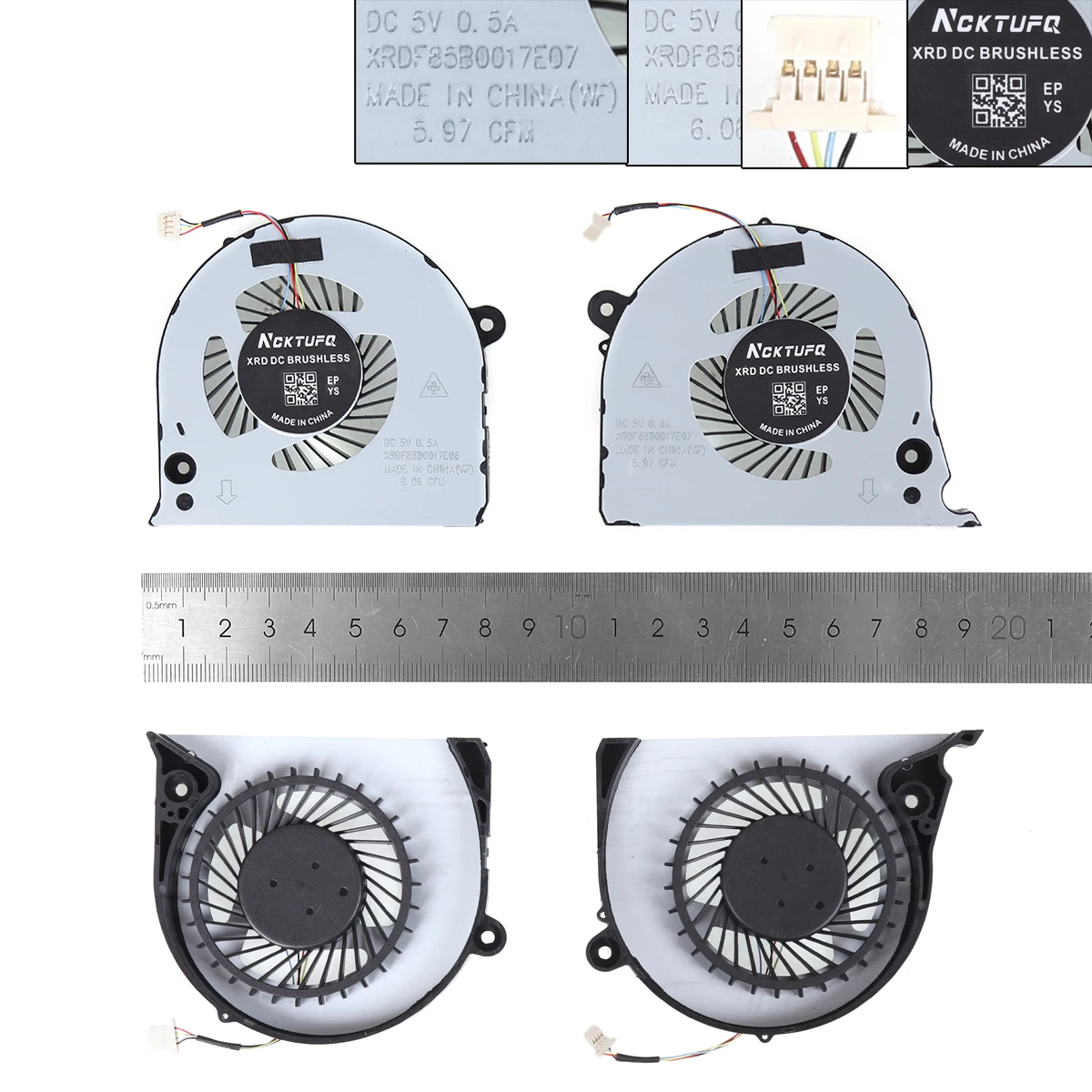 

Laptop Cooling Fan for DELL lnspiron 15-7577 G5- 5587 G7-7588 P72F