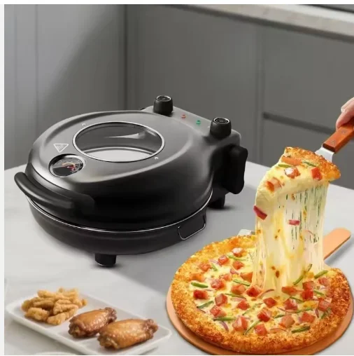 Household Electric Pizza Maker Double Sided Heating Non-stick Plate Electric Crepe Griddle for Pancake