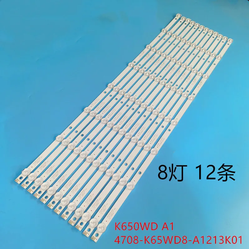 bande-de-retroeclairage-led-pour-televiseur-65-pouces-k650wd-a1-65u7751ev-65pff5459-65pff5455-65puf6056-65puf6031