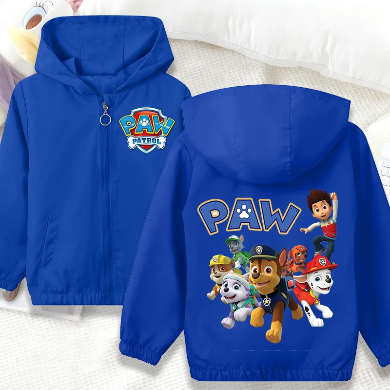 باو باترول الأطفال سترة واقية أنيمي تشيس سكاي مقنعين أبلى الكرتون سستة معاطف ربيع الخريف جاكيتات الاطفال الملابس هدية جديد