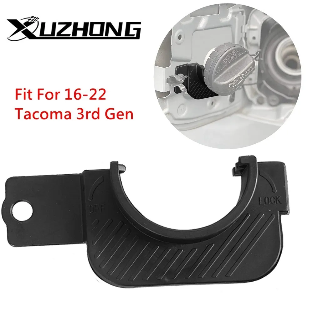 High Quality Gas Cap Holder Anti-slip Fuel Cap Holder Fuel Tank Gas Cap Accessories Black Fit For 16-22 Tacoma 3rd Gen Aluminum