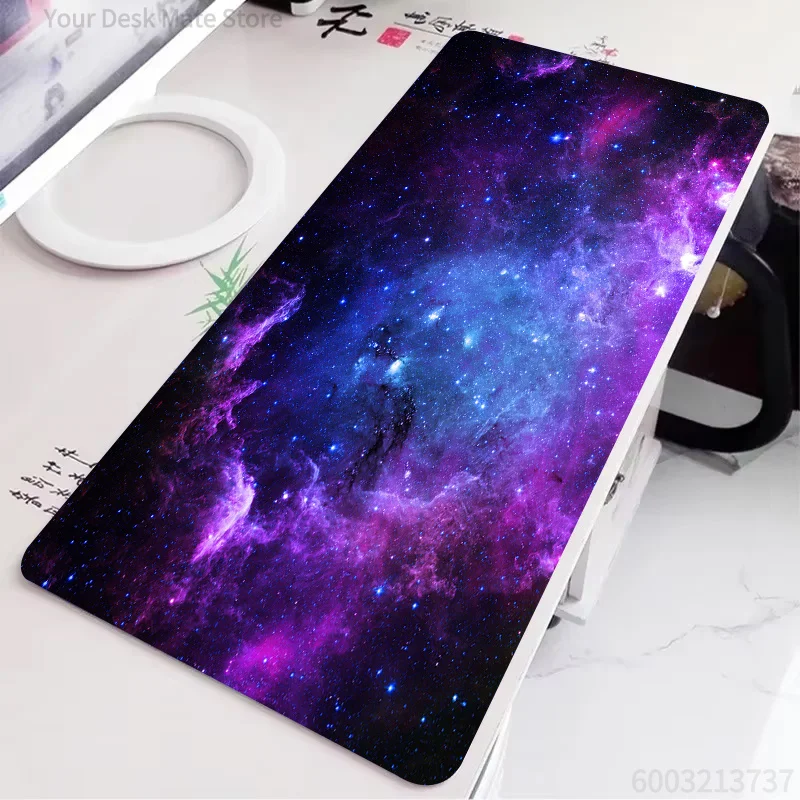 Sternenhimmel-Galaxie Mauspad HD Großes Computer-Büro-Spiel-Tischmatte - Rutschfeste Gummi-HD-Gaming-Tastatur-Mauspads Lange Schreibtischunterlage