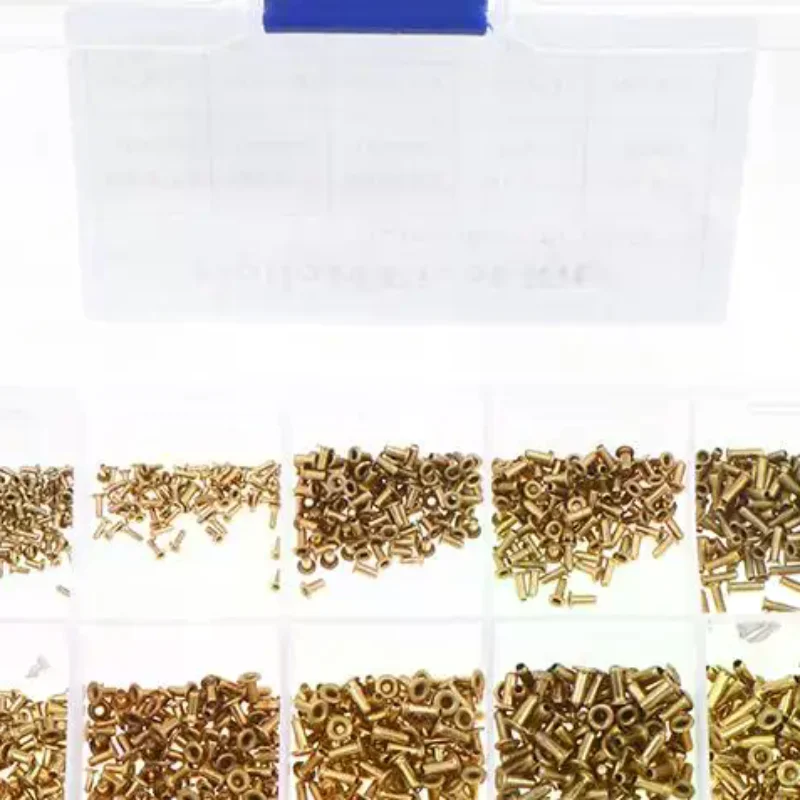 M0.9 M1.3 M1.5 M1.7 Through Hole PCB Rivets High Hardness Hollow Grommet Nails for Electronic Assembly Jobs