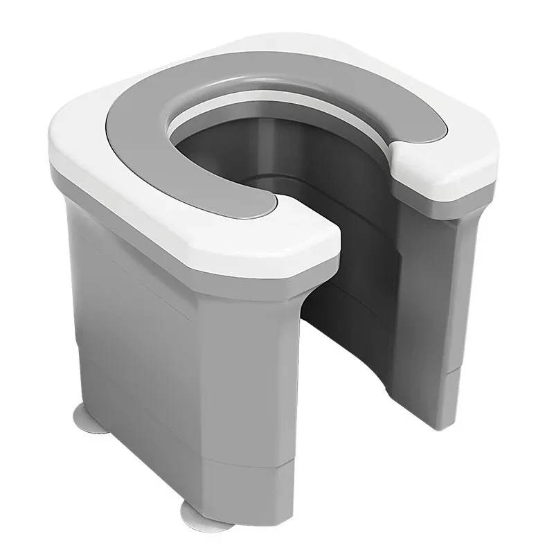 New Toilet Seat Stool Squat‑to‑Sit Assist Frame For Pregnant Women Elderly Home Bathroom Use