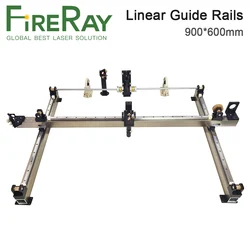 FireRay 900*600mm Mechanical Parts Set Linear Guide Rails Kits Spare Parts for 9060 Co2 Laser Engraving and Cutting Machine