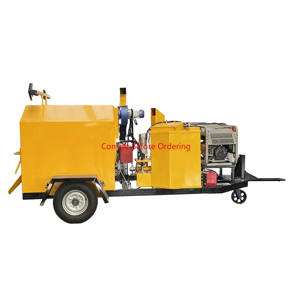 Mobile Asphalt Mixer Self-Propelled Recycling Mixing Machine Waste Mixture Mixing Machine Road Maintenance Repair Equipment