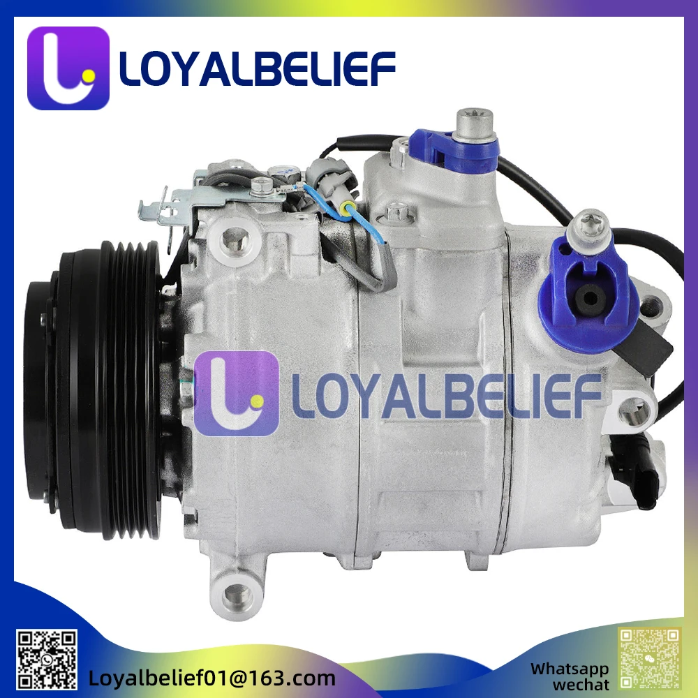 A/C Compressor For BMW 550i 750Li 750i xDrive 4.4L 2010-2015 CO 29118C 197367 198367 64509154072 64529195978