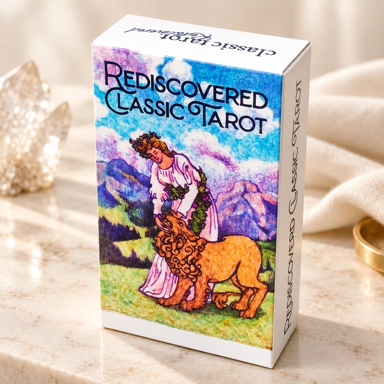 Rediscovered Classic Tarot Deck, 78 Pcs Ballpoint Pen Hand Drawn Tarot Cards Reimagined RWS-Inspired Indie Deck 10.3*6cm