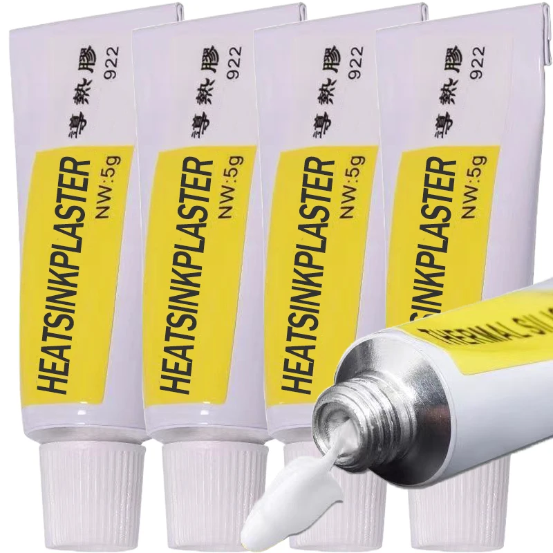 VGA LED IC Cooler Radiator Cooling Thermal Silicone Glue 300℃ Heat Resistant Insulated Silicone Glue Grease Cooler Sealers