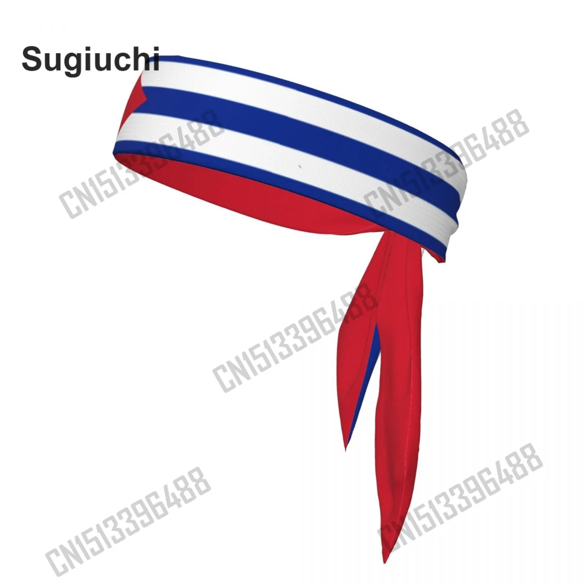 

Cuba Tie Headband for Men Women Adjustable Sports Sweatband Head Ties for Yoga Soccer Running Basketball Cycling