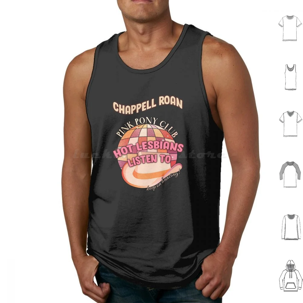 Hot Listen To Chappell Roan Tank Tops Print Cotton Chappell Roan Pink Club Music Pink Chappell Hot To Go Red Wine
