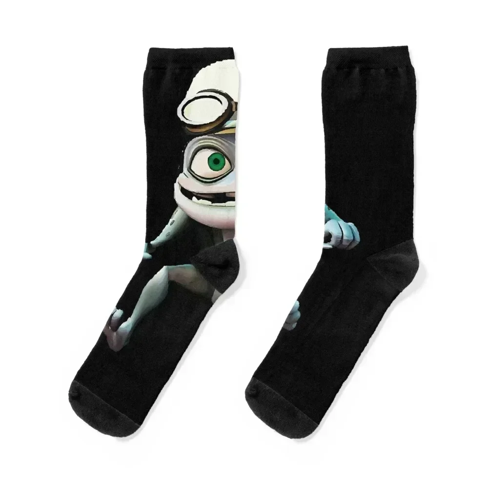 

Crazy Frog Socks Christmas cool Novelties ankle Designer Man Socks Women's