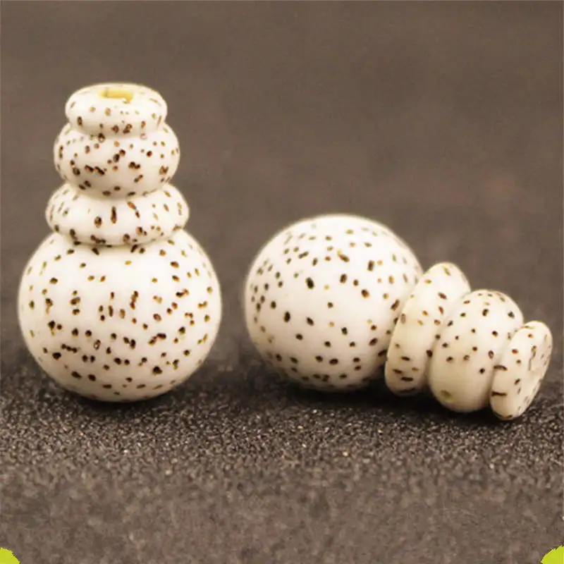 Natural Star Moon Bodhi Guru Bead 3-way Bead and Stupa Set 10mm BRO030