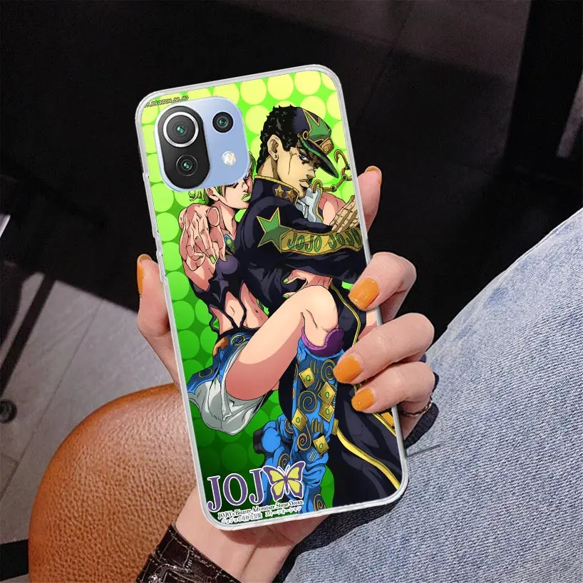 JoJo's Bizarre Adventure Jolyne Cujoh Phone Case For Xiaomi Redmi Note 10 9S 9 8T 8 Pro 7 5 Mi 12T 11T 10T 9T 12 11 Lite A2 A3 C