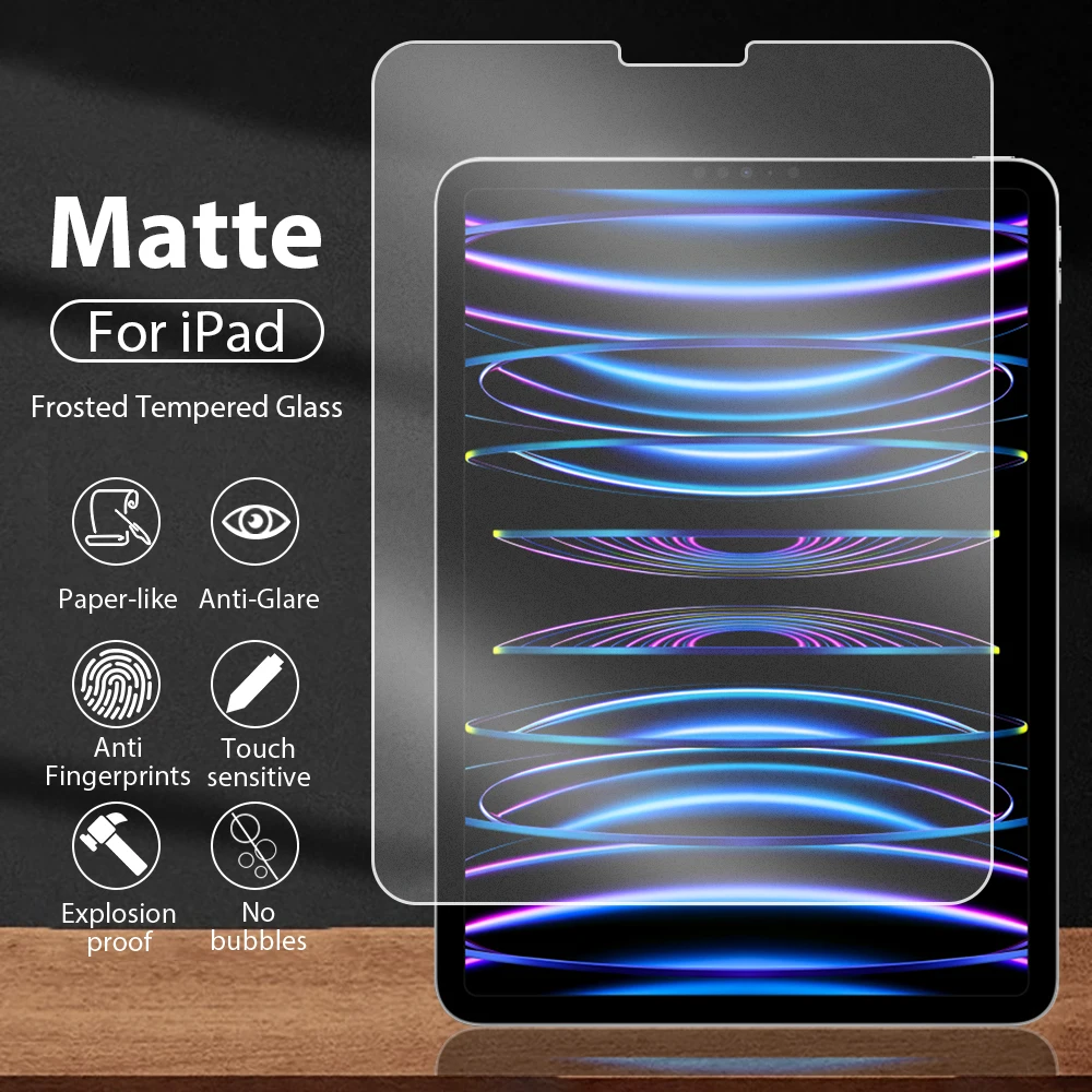 

Tempered Glass For Ipad Pro 11 12.9 4th 5th 6th Air 5 4 Screen Protector 9 9th 10 10th Generation 10.9 8th Mini 6 10.2 9.7 Film
