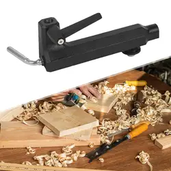Woodworking Turning Small Lathe Tool Holder Base Household Tool Rest Cast Iron Black 5/8'' Tool Rest Holder Base for Small Lathe