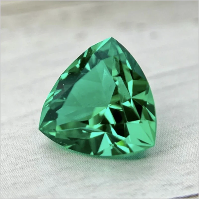 Laborgezüchteter Kolumbianischer Smaragd in Marquise-Form, Edelstein-Anhänger für DIY-Ringe, Halsketten, Ohrringe, Hauptmaterialien wählbar, Zertifikat erhältlich – Detail 22
