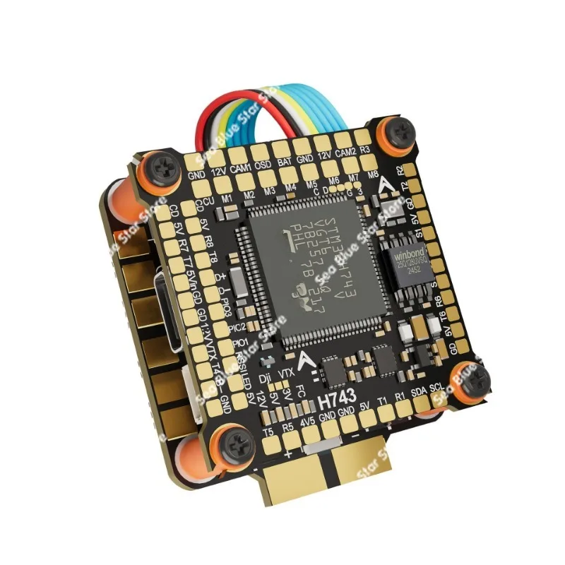 Traversing drone H743 flight controller 55A/60A/70A ESC 6S8S model aircraft drone accessories