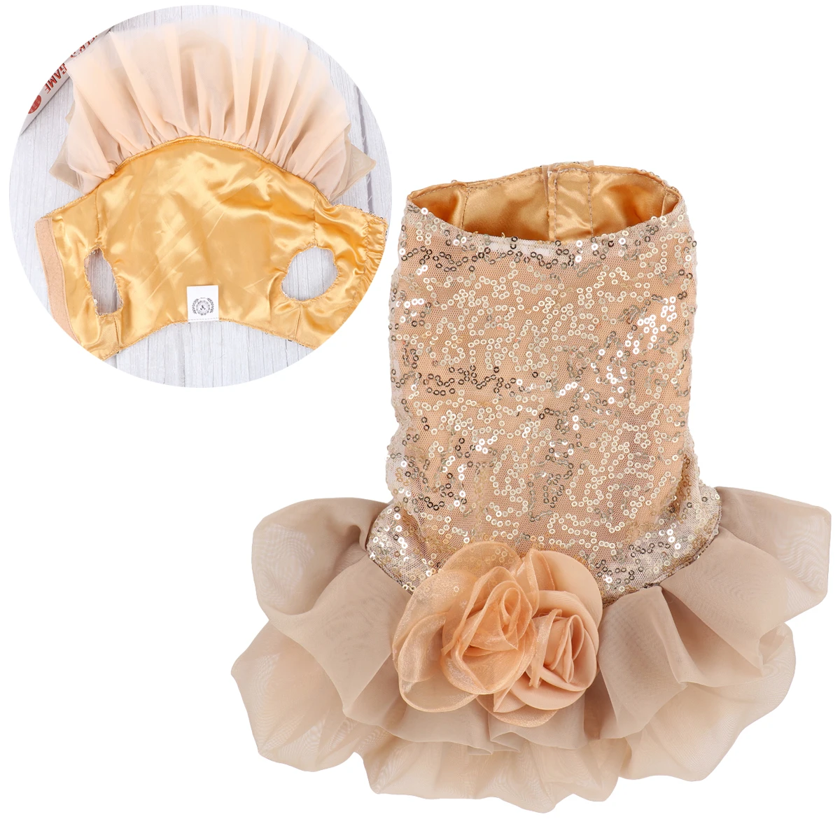 

Pet Wedding Dress Dog Summer Dress For Small Large Dogs Princess Style Outfit Outdoor Photo Event Wear Pet Clothes