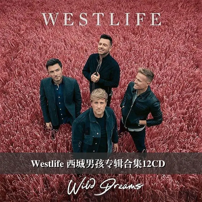 Westlife Wild Dreams, Caja de 12 CDs, Colección de CDs de Audio, Solo CDs, Sin Libro, para Fans del Pop de Westlife
