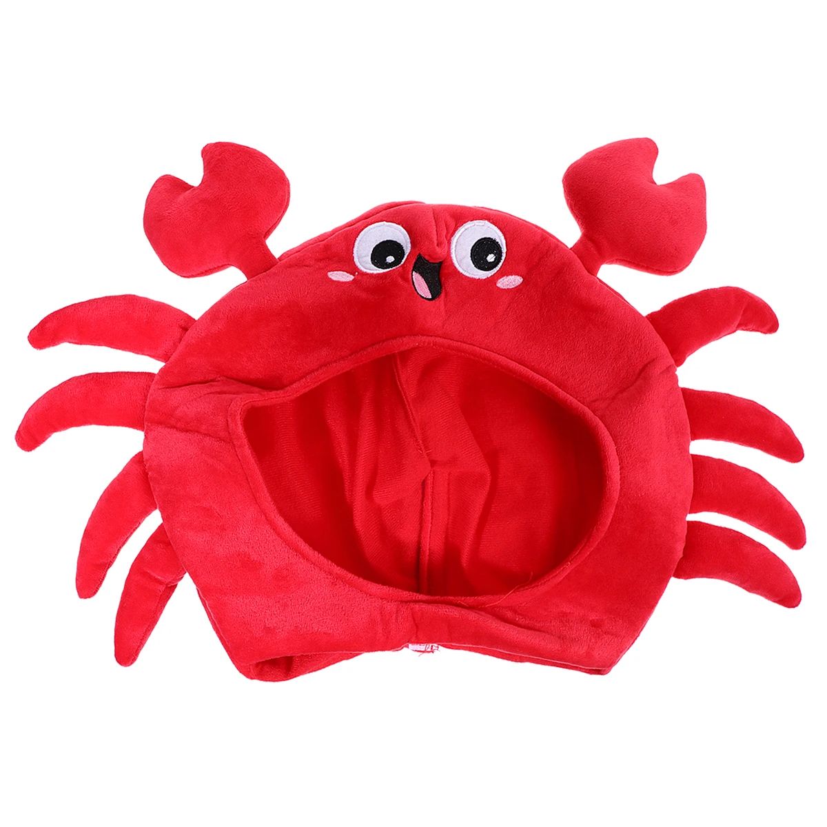 

Crab Party Hat Cap Cartoon Headwear Durable Lightweight Comfortable Accessories Themed Fun Holiday Costume Photo Props