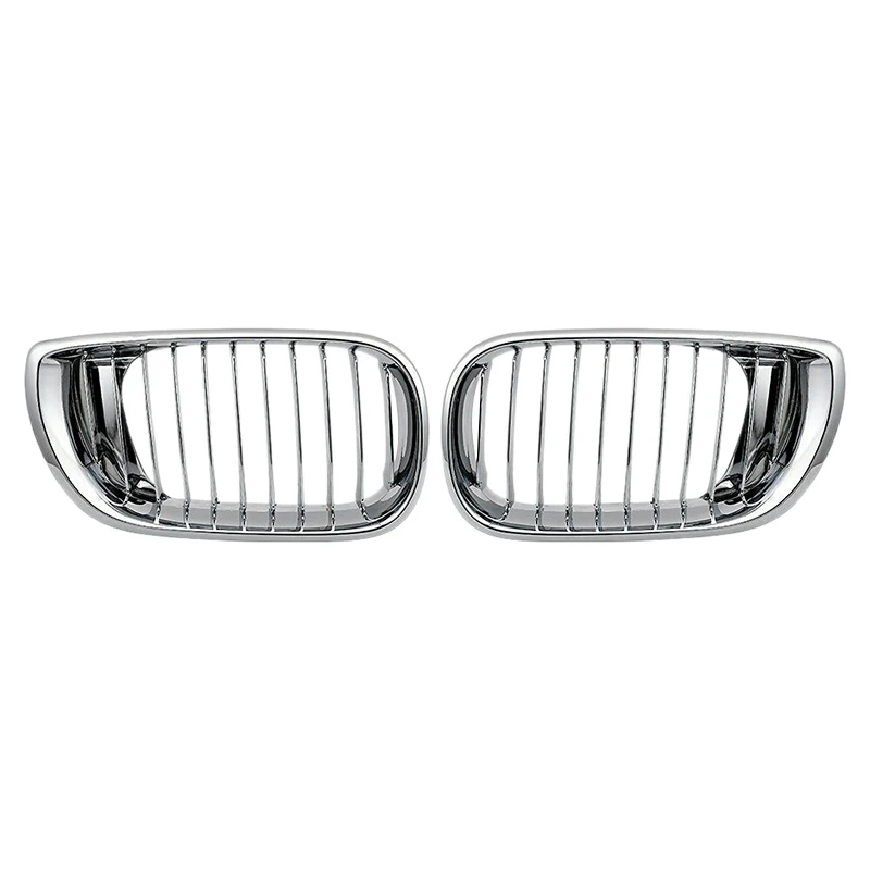 

Front Bumper Kidney Grill Chrome for -BMW E46 320I 330I 325Xi 4DR Sedan