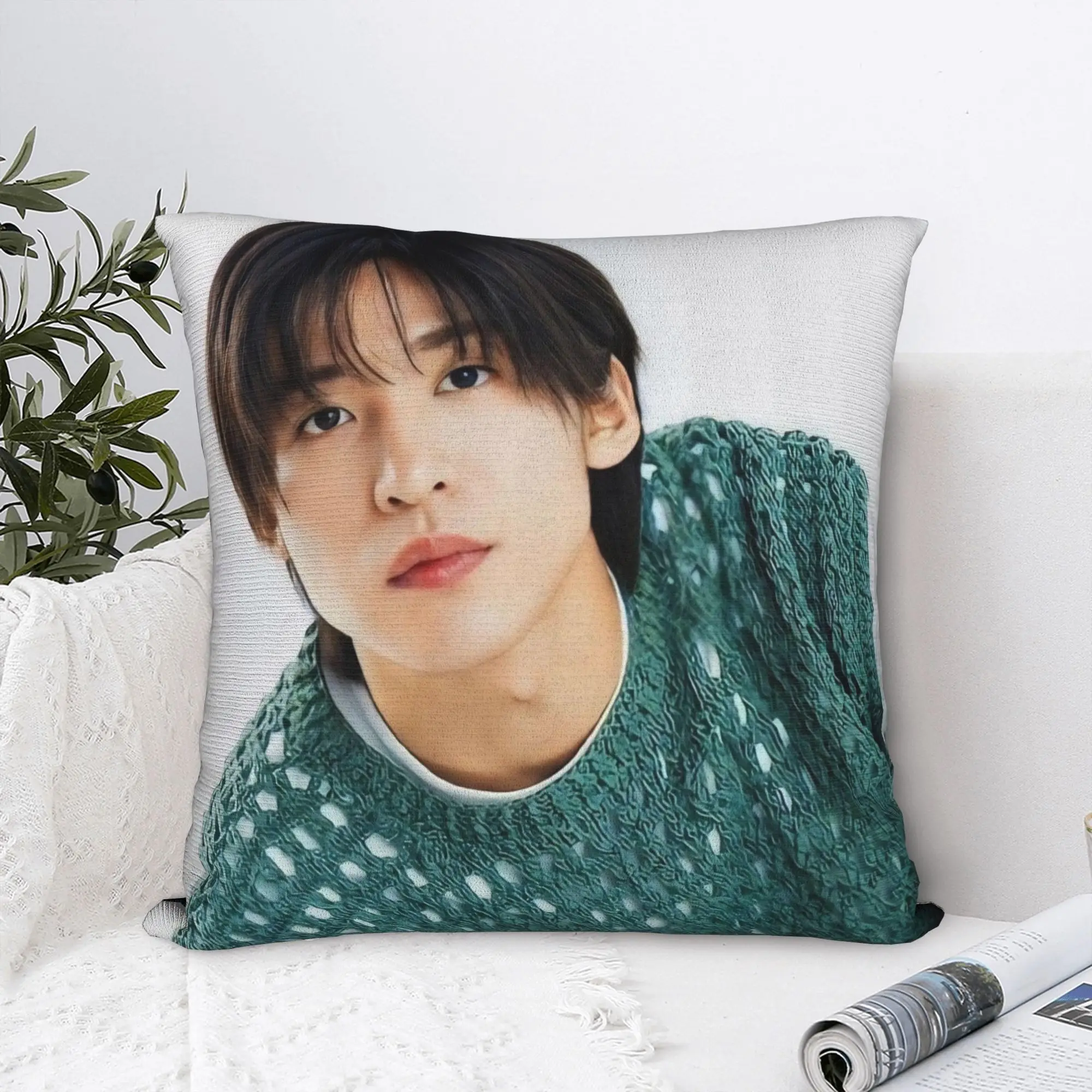 Ren Meguro SAKAMOTODAYS Movie Pillowcase Polyester Cushion Cover Gift  Throw Pillow Case Cover Home Wholesale 40X40cm