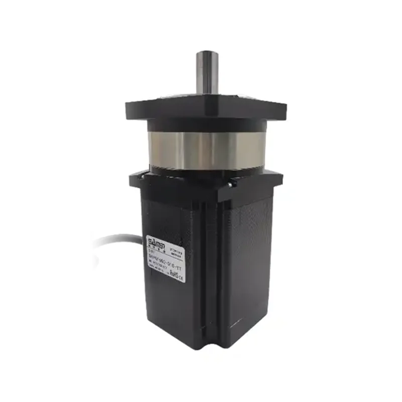 มอเตอร์สเต็ปเปอร์แบบมีเกียร์ xmsjRated แรงบิดขับออก 34 นิวตันเมตร ขนาด 86 มม. อัตราทดเกียร์ 20:1 แรงบิด 80 นิวตันเมตร มอเตอร์ไฮบริด 1/2 แรงม้า พร้อมตัวควบคุมความเร็ว