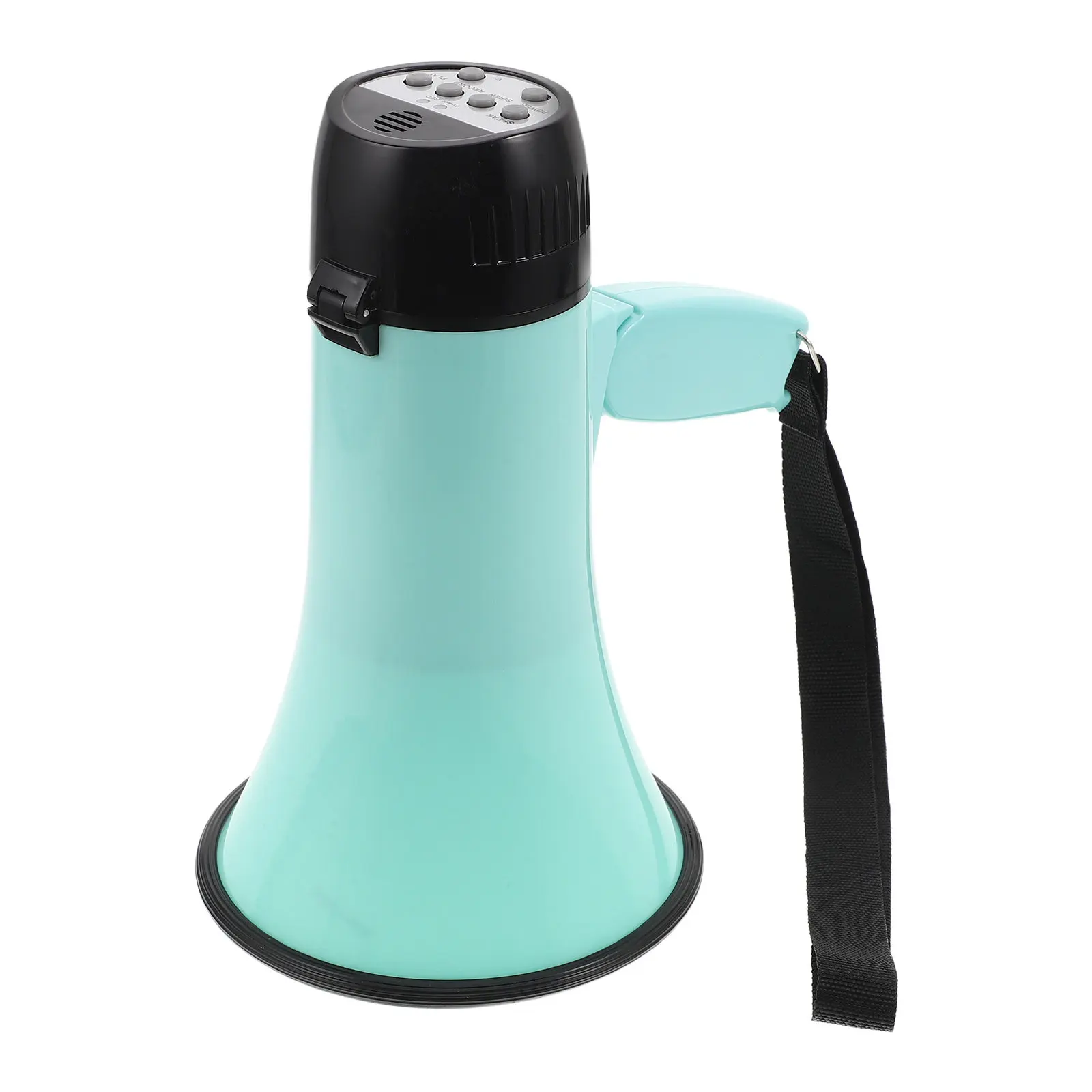 portable-bullhorn-megaphone-speaker-light-green-loud-handheld-voice-amplifier-outdoor-event-cheer-megaphone-crowd-control
