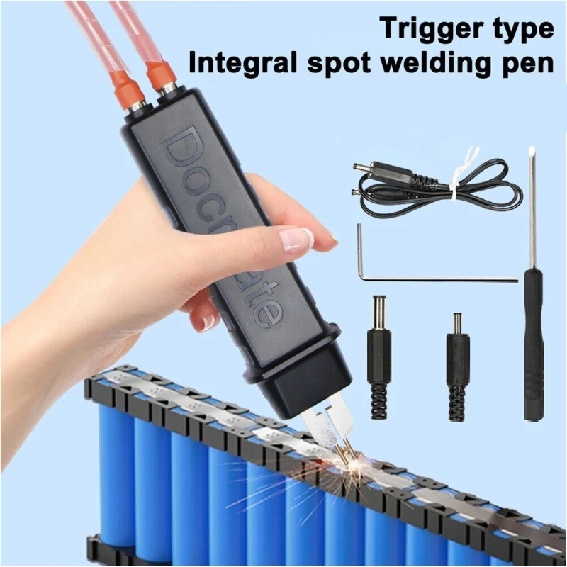 Spots Welding Pen Integrated Spots Welder Handheld With Automatic Triggers For 18650 Battery Triggers Weld Mini Spots Weld B03E