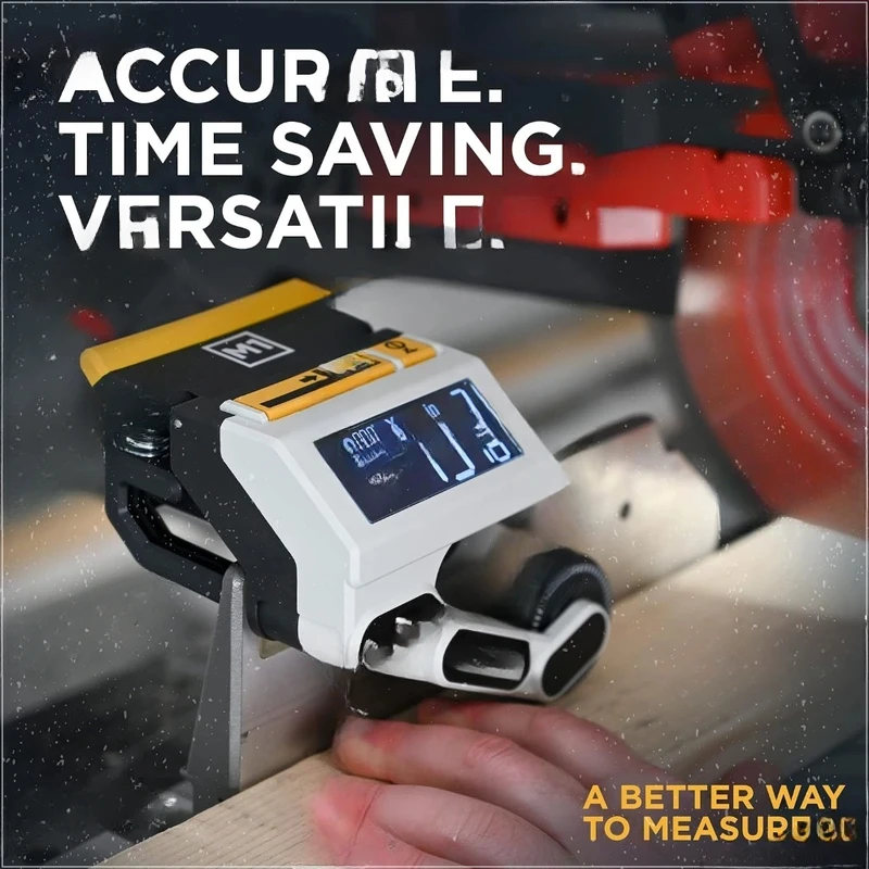 Caliber MeasuringMiter Saws – Eliminates Need To Measure & Mark , Reduces Cut And I Materials