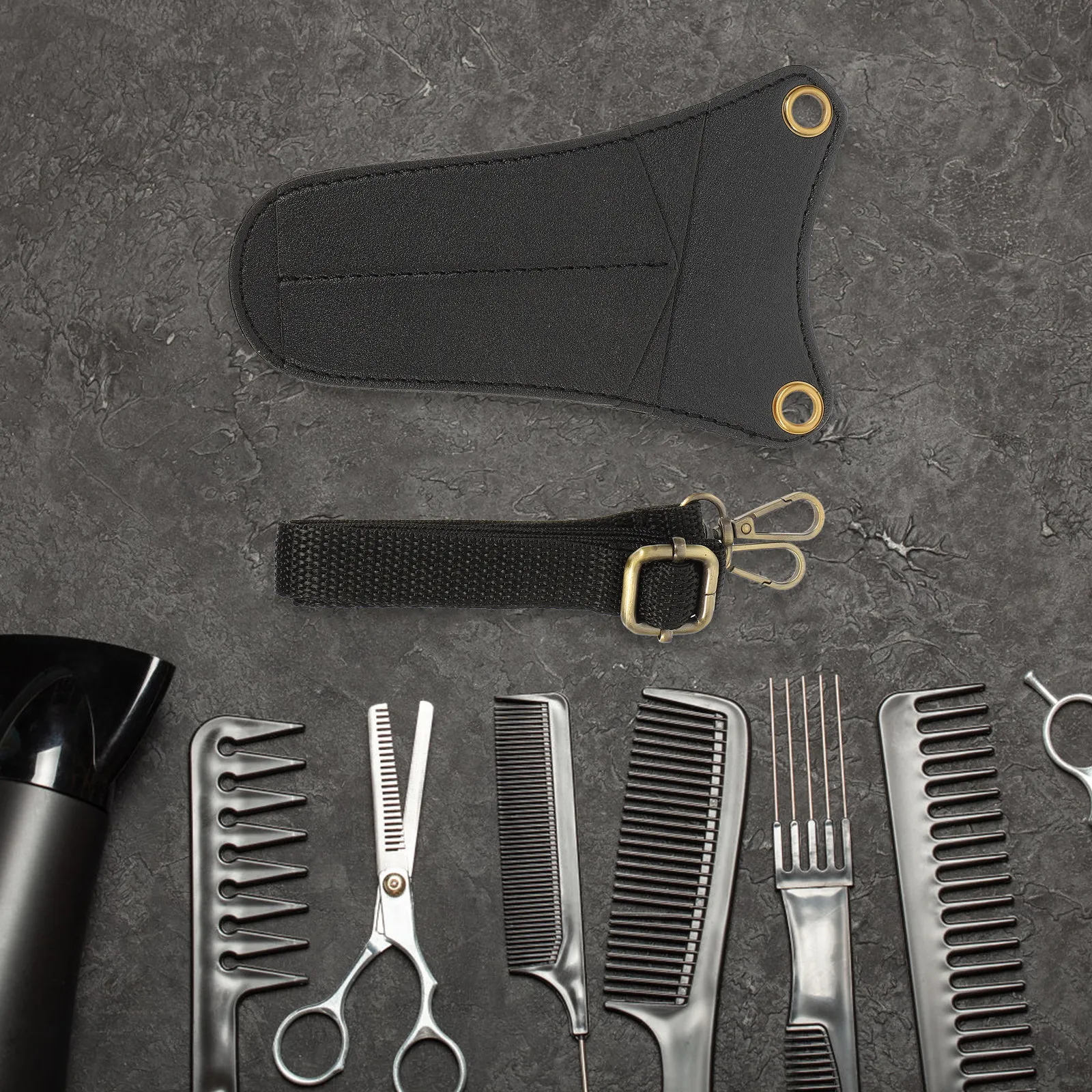 

Pouch Holder For Hair Cutting Scissor Bag Lightweight Durable Storage Case Barber Tool Organizer Scissor Storage Bag